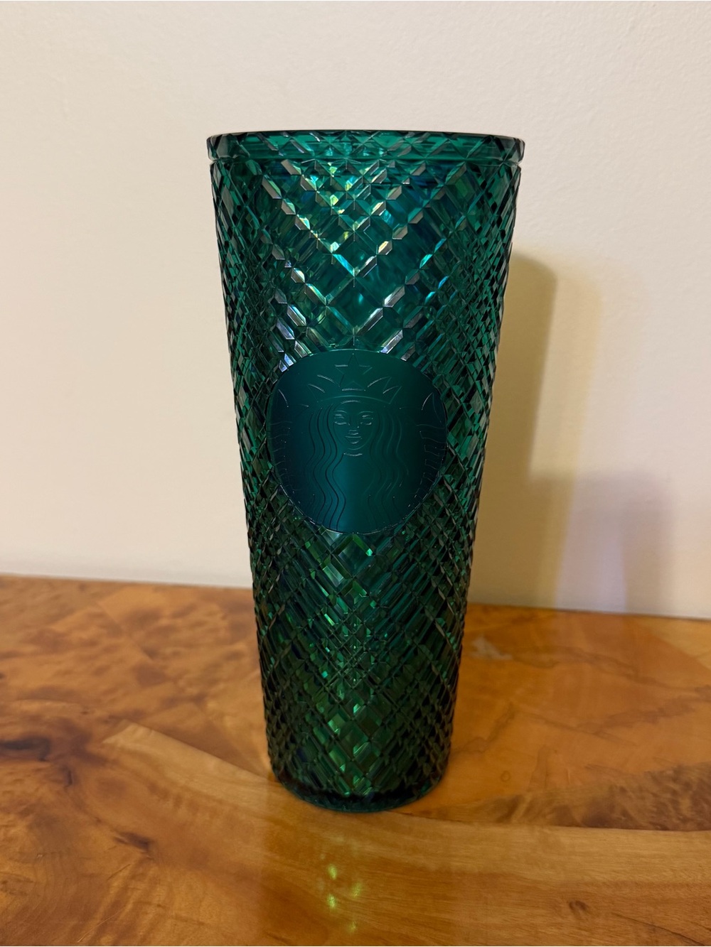 Starbucks 2021 Emerald Green Tumbler 24oz Venti Cold Cup Only